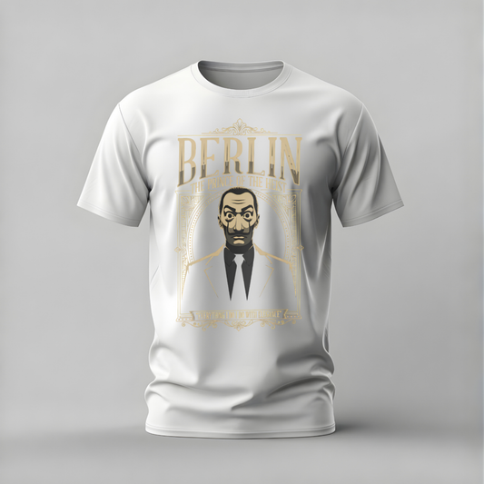 Berlin Prince of the Heist Luxury Streetwear T-Shirt