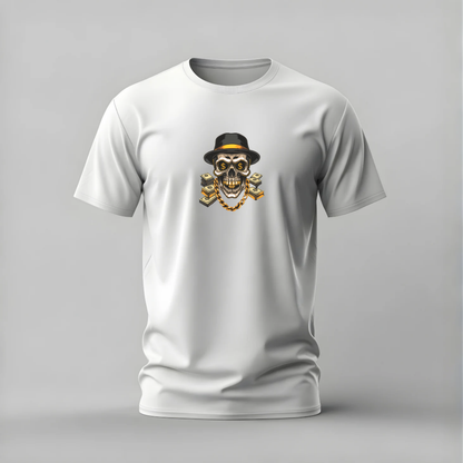 MONEY SKULL Graphic T-Shirt