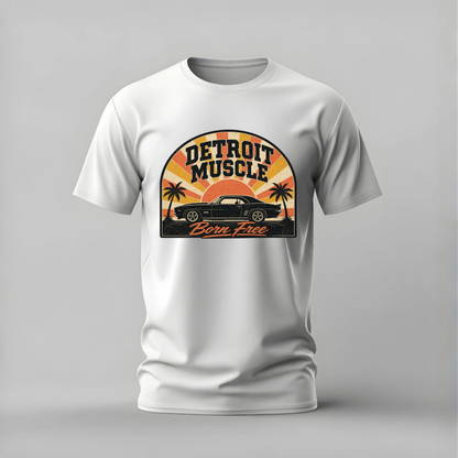 DETROIT MUSCLE Graphic T-Shirt