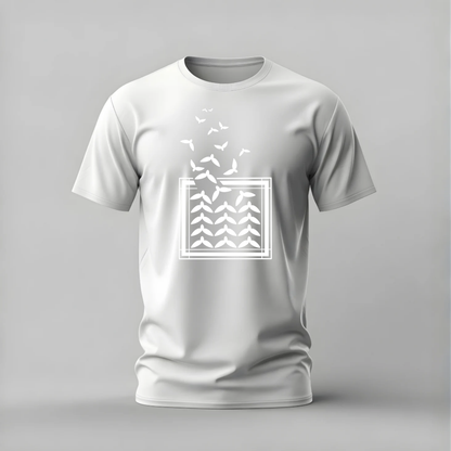 WHALE TAILS FRAME Graphic T-Shirt