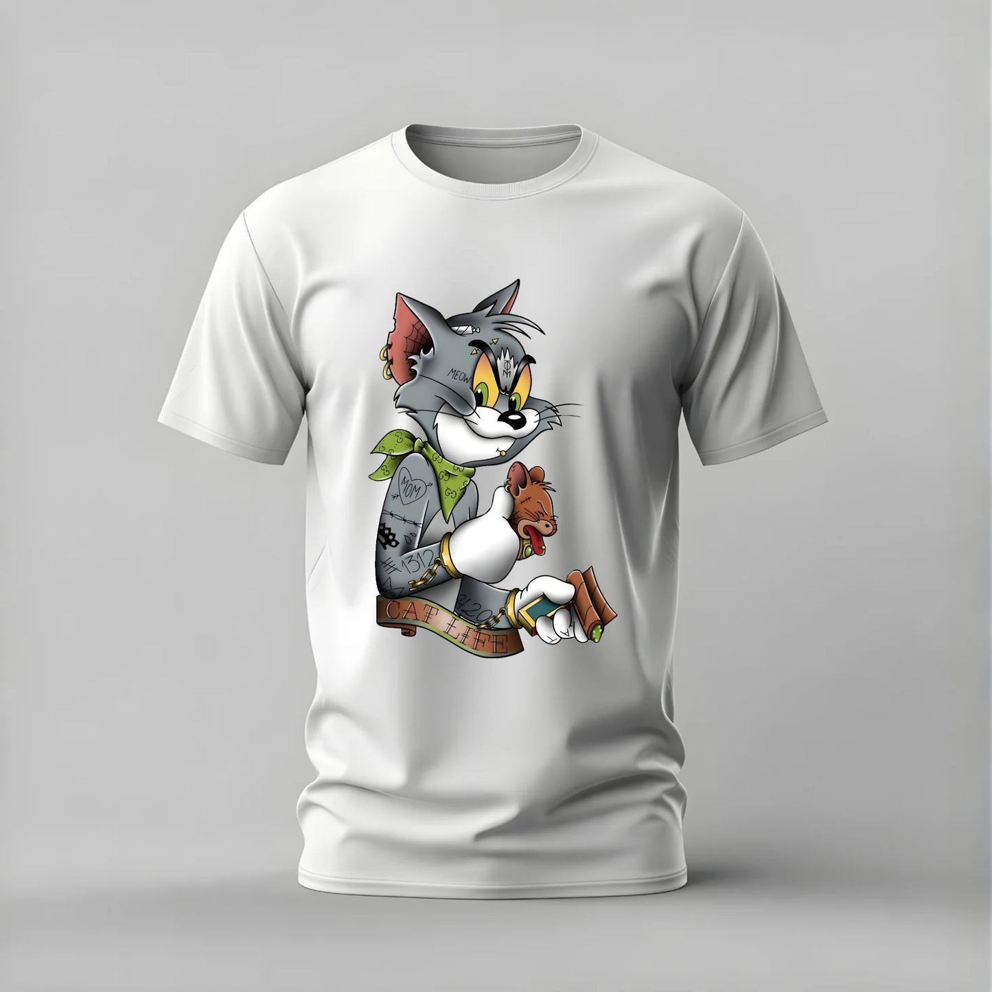 TOM & JERRY Cat Life Graphic T-Shirt