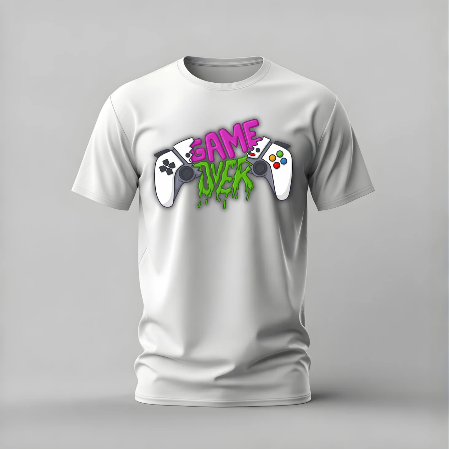 GAME OVER Controllers Graphic T-Shirt