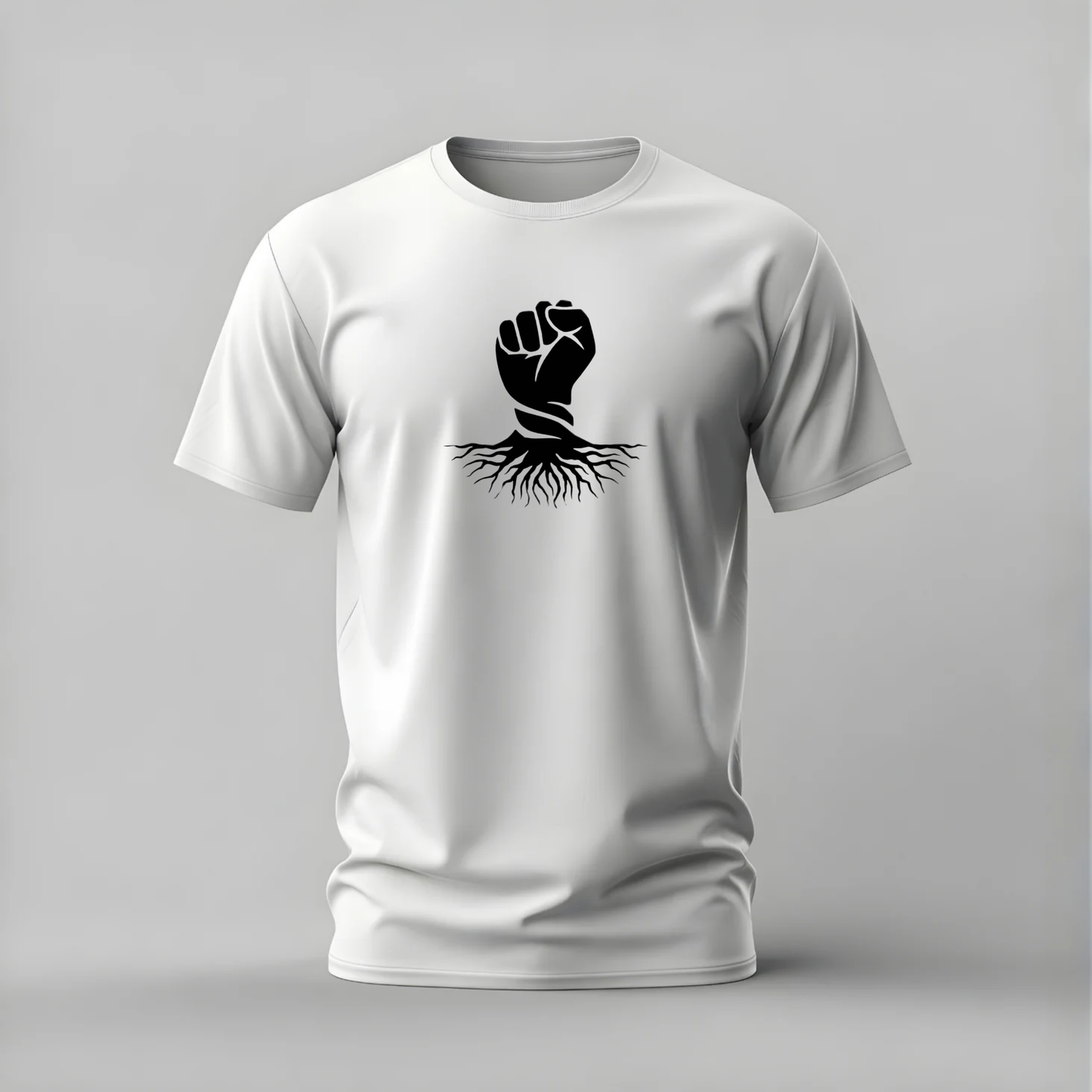 RAISED FIST Roots Graphic T-Shirt
