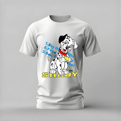 SHADY Dalmatian Graphic T-Shirt
