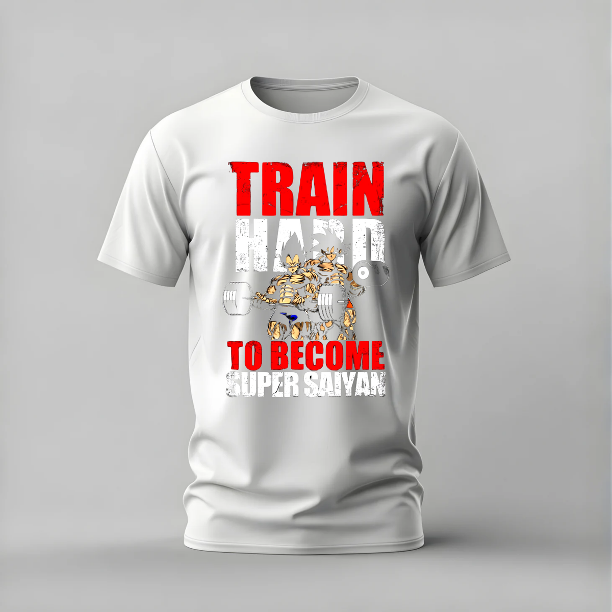 TRAIN HARD SUPER SAIYAN Graphic T-Shirt