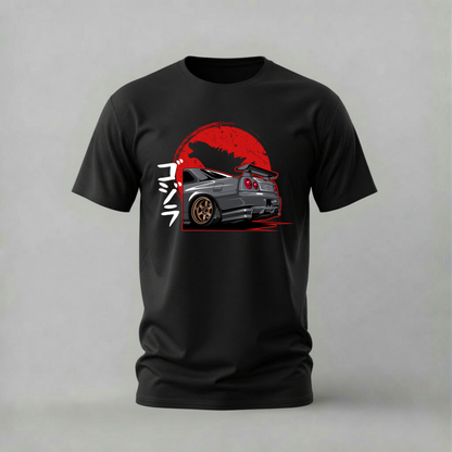 GODZILLA SKYLINE Graphic T-Shirt