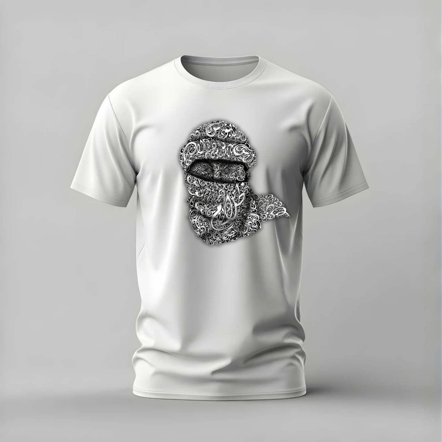 ARABIC CALLIGRAPHY Balaclava Graphic T-Shirt