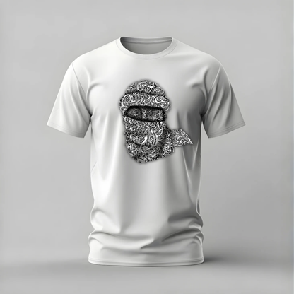 ARABIC CALLIGRAPHY Balaclava Graphic T-Shirt