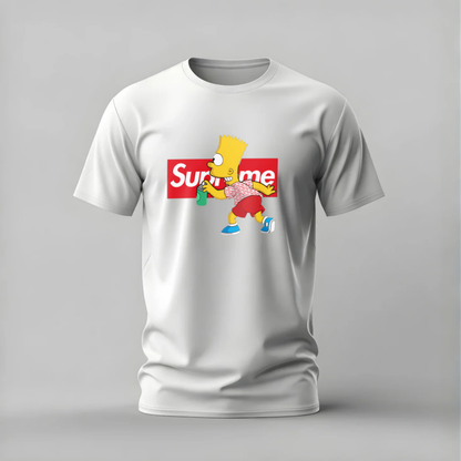 BART SIMPSON Supreme Spray Graphic T-Shirt