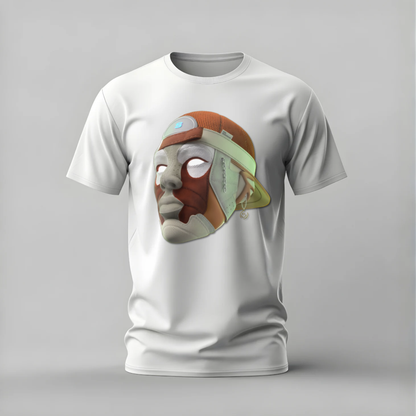 3D Sneaker Head Streetwear Art T-Shirt