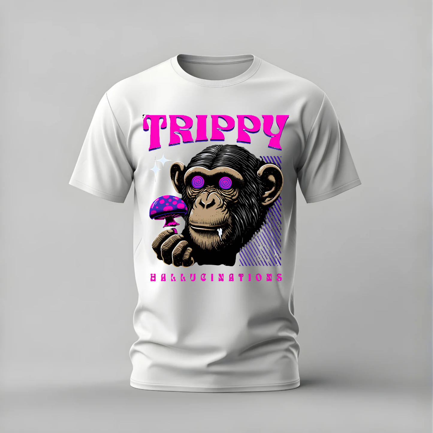 TRIPPY MONKEY Hallucinations Graphic T-Shirt