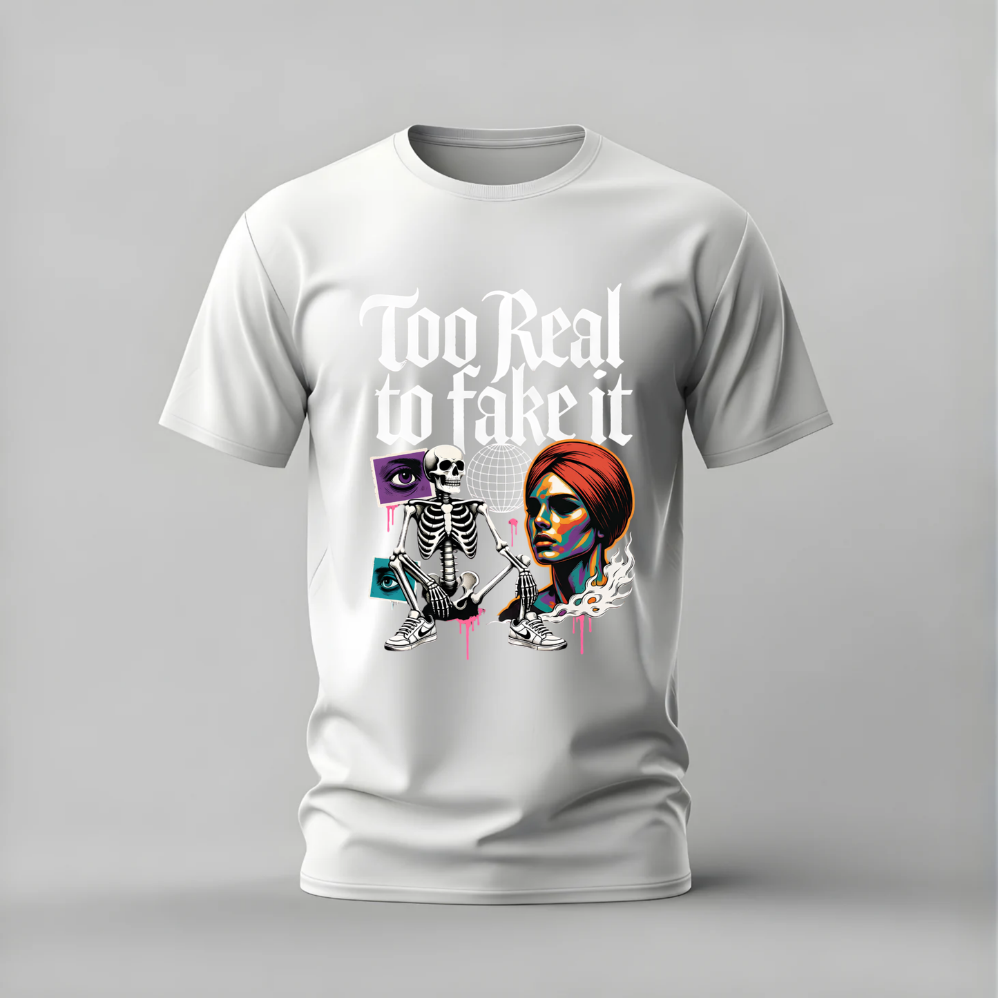 TOO REAL TO FAKE IT Graphic T-Shirt