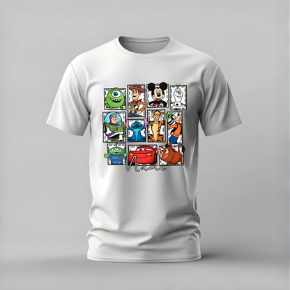 Disney Pixar Characters Collage T-Shirt