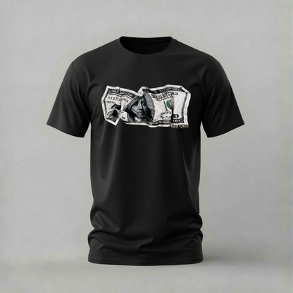 Crumpled Benjamin Represent T-Shirt