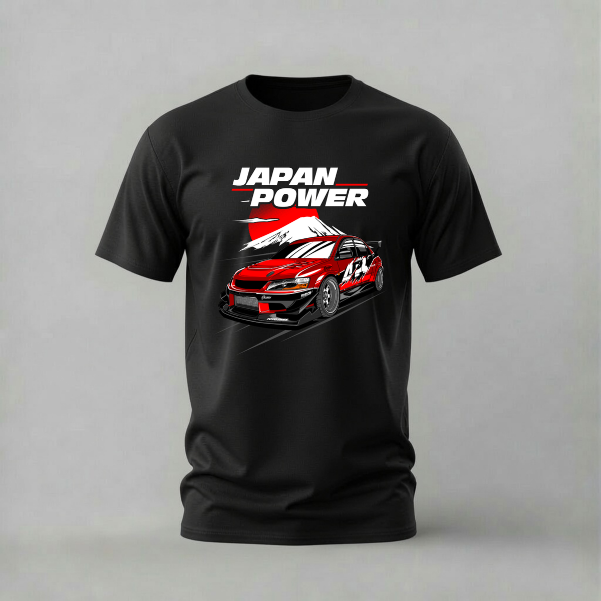 RED MITSUBISHI EVO Graphic T-Shirt