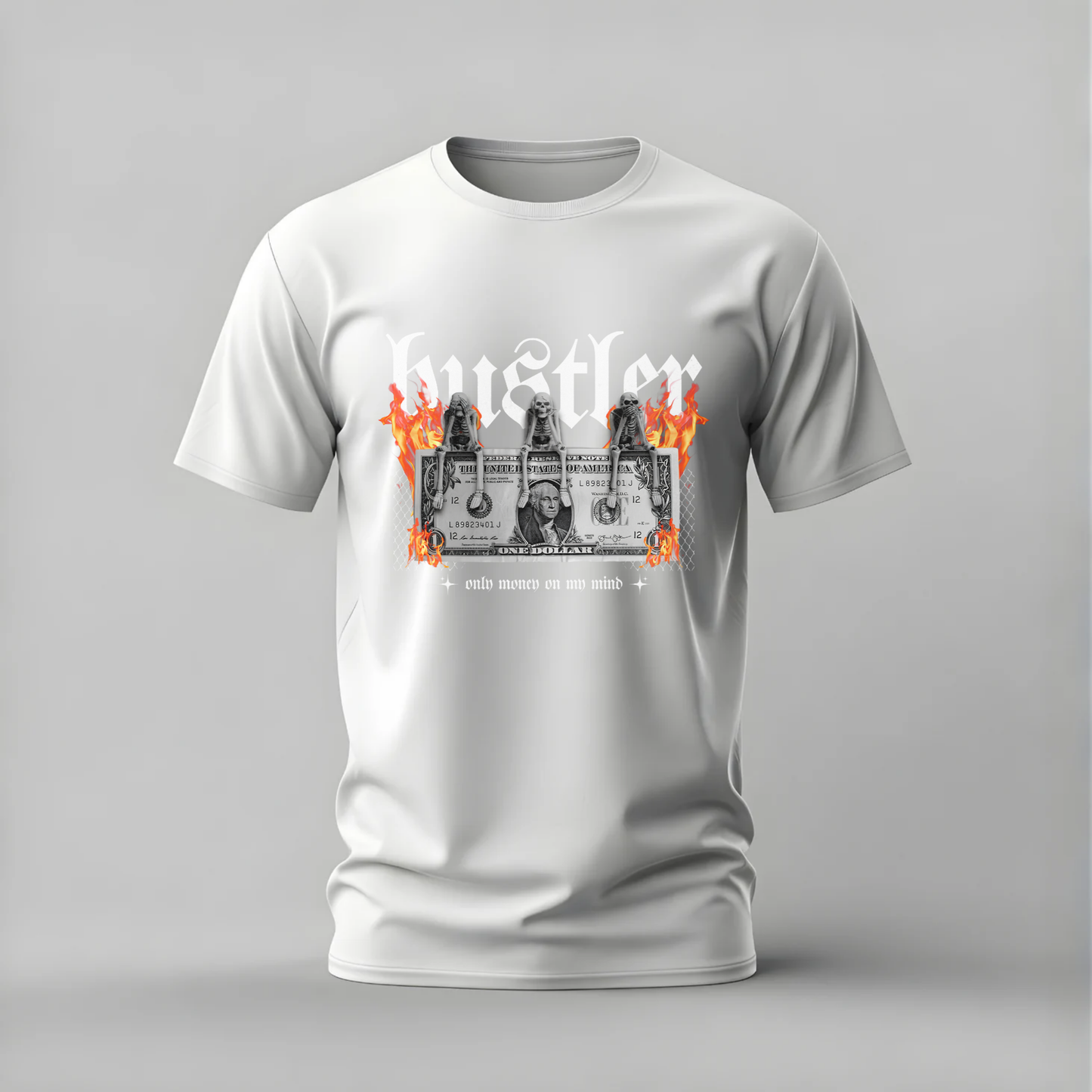 HUSTLER Money Mind Graphic T-Shirt