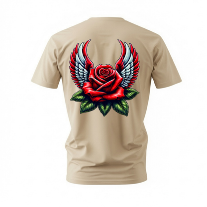 WINGED ROSE Graphic T-Shirt