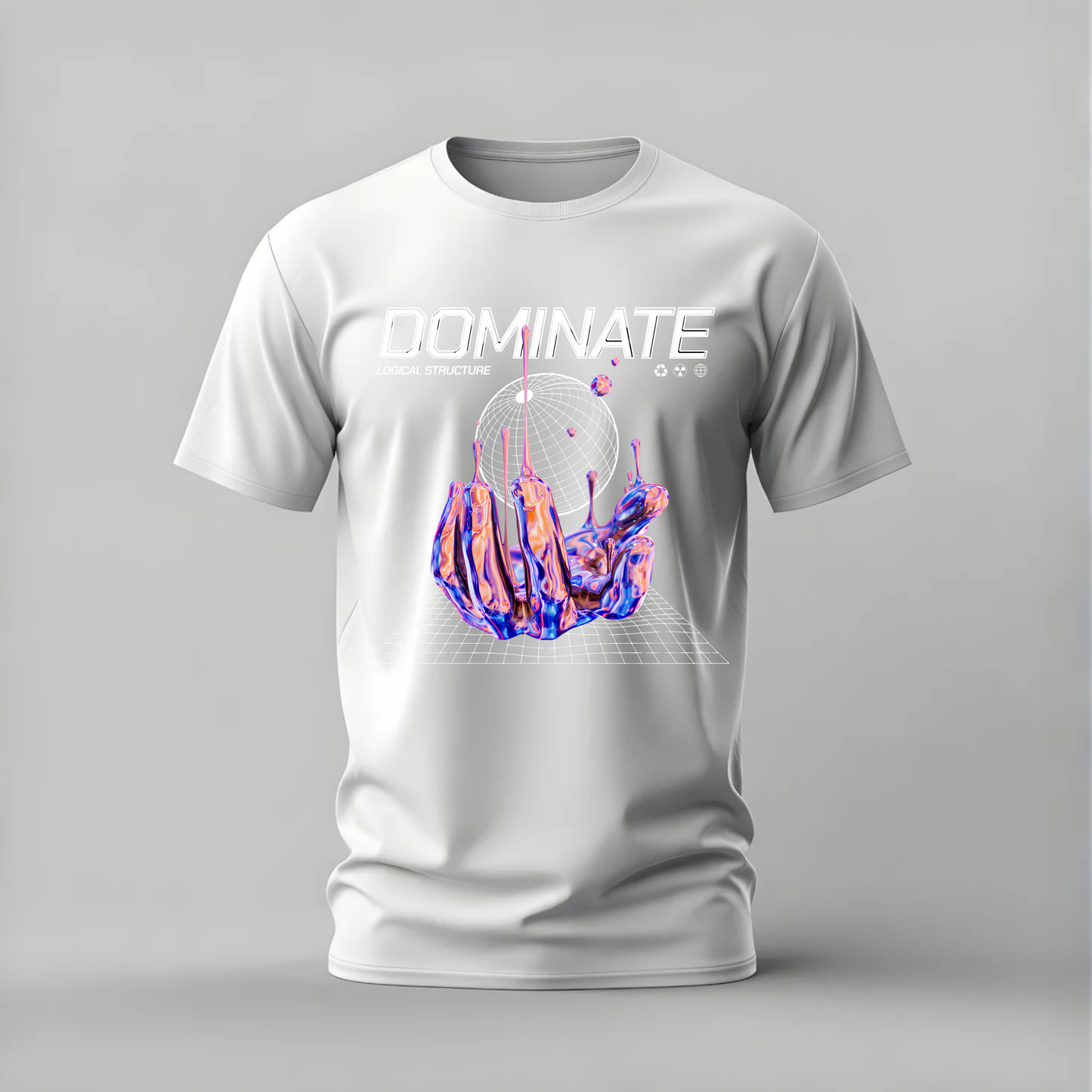DOMINATE Logical Structure Graphic T-Shirt