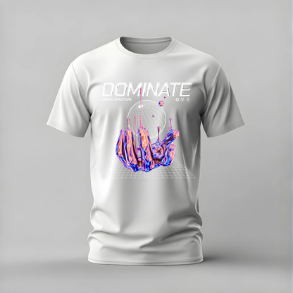 DOMINATE Logical Structure Graphic T-Shirt