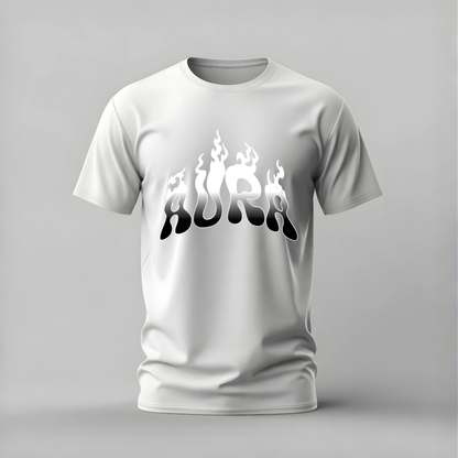 AURA Flame Graphic T-Shirt