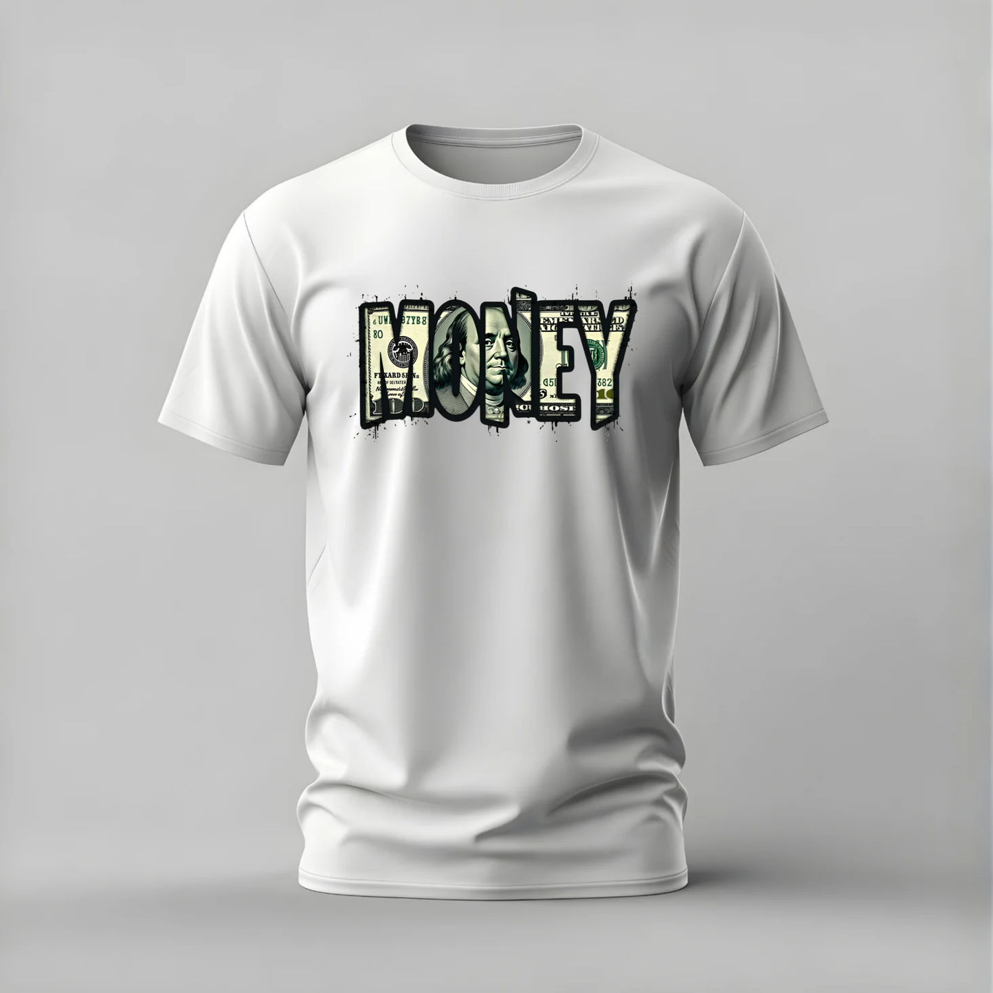 MONEY Dollar Bill Graphic T-Shirt