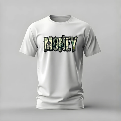 MONEY Dollar Bill Graphic T-Shirt