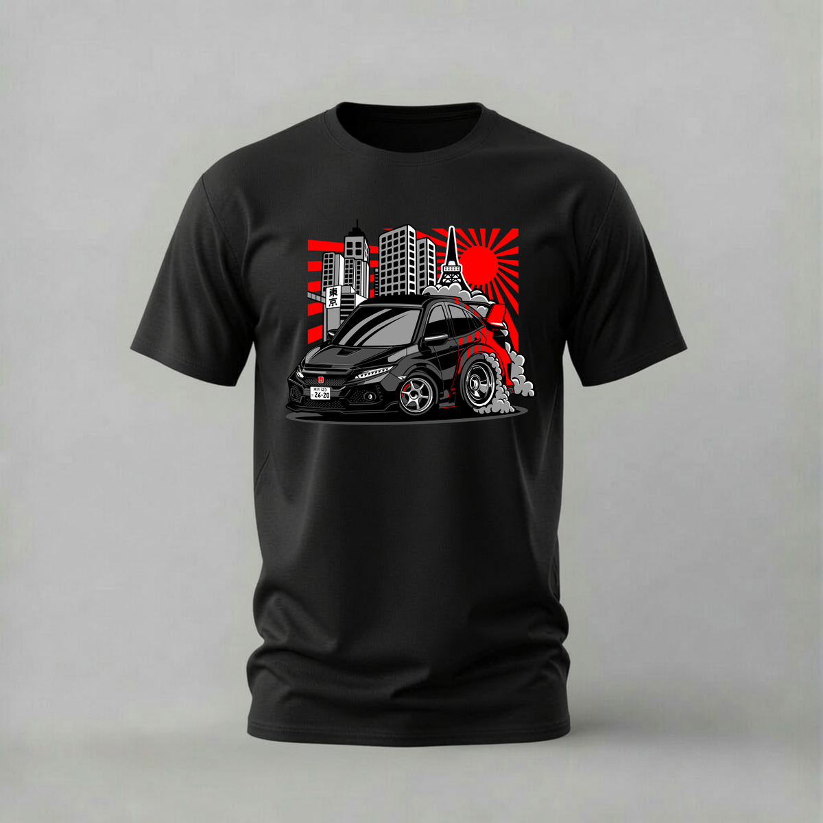 HONDA CIVIC TYPE R TOKYO Graphic T-Shirt