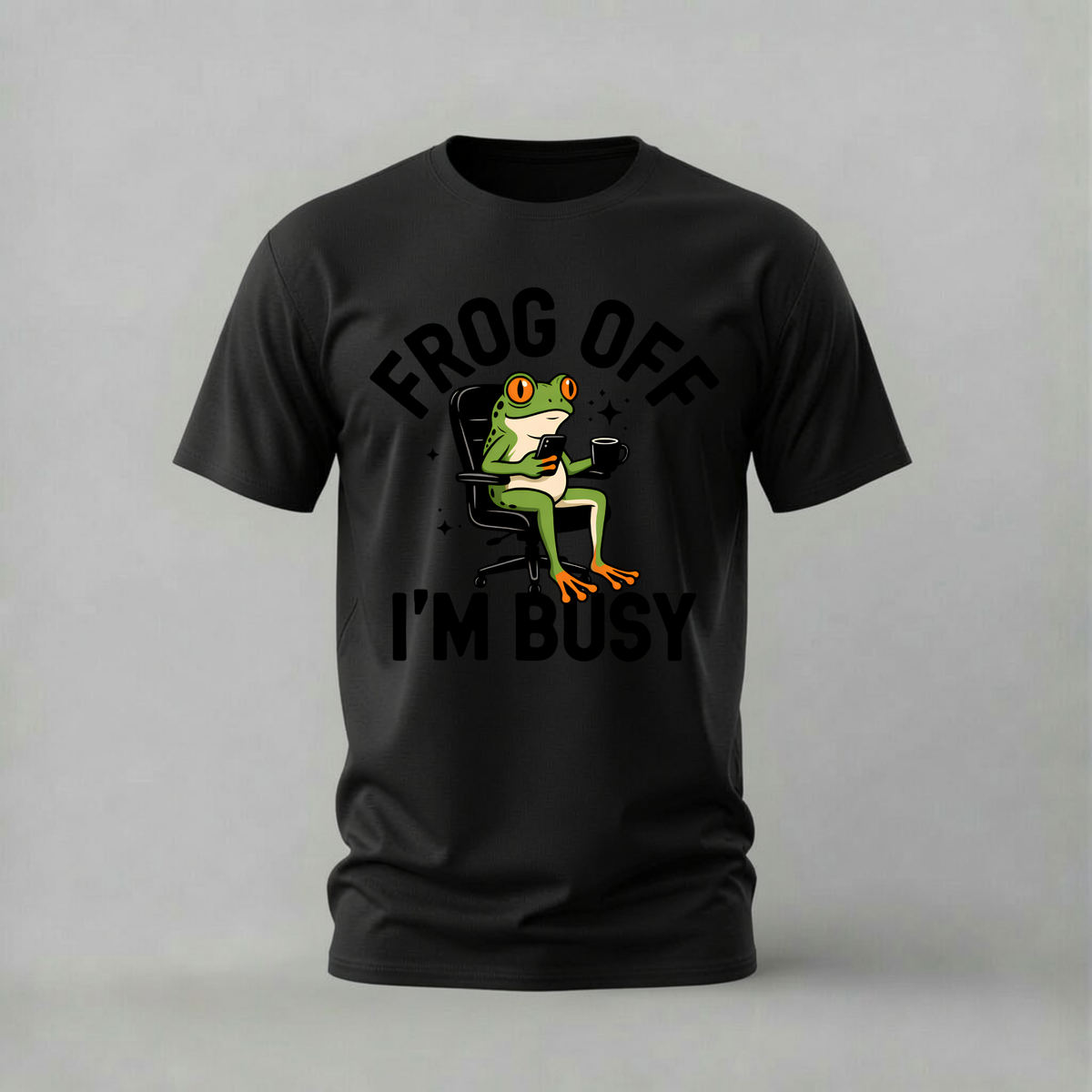 OFFICE FROG OFF Graphic T-Shirt