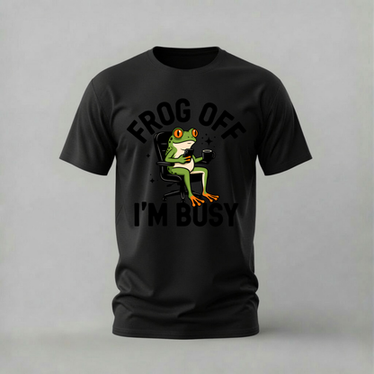 OFFICE FROG OFF Graphic T-Shirt