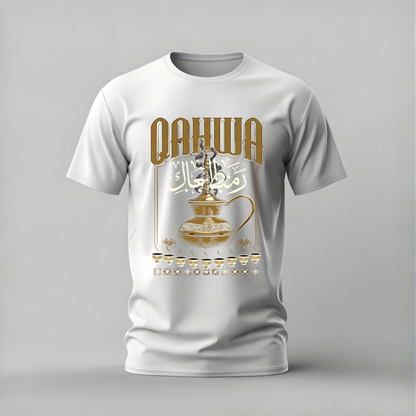 QAHWA Arabic Coffee Graphic T-Shirt