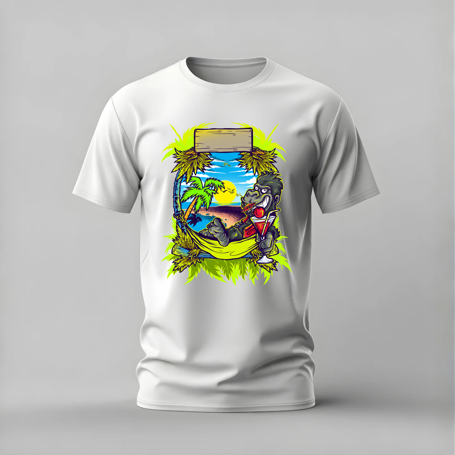 TROPICAL GORILLA Graphic T-Shirt