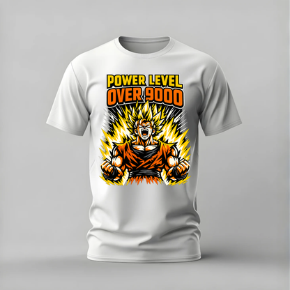 POWER LEVEL OVER 9000 Graphic T-Shirt
