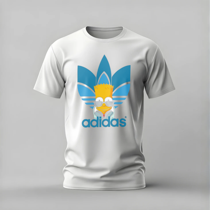 BART SIMPSON Adidas Logo Graphic T-Shirt