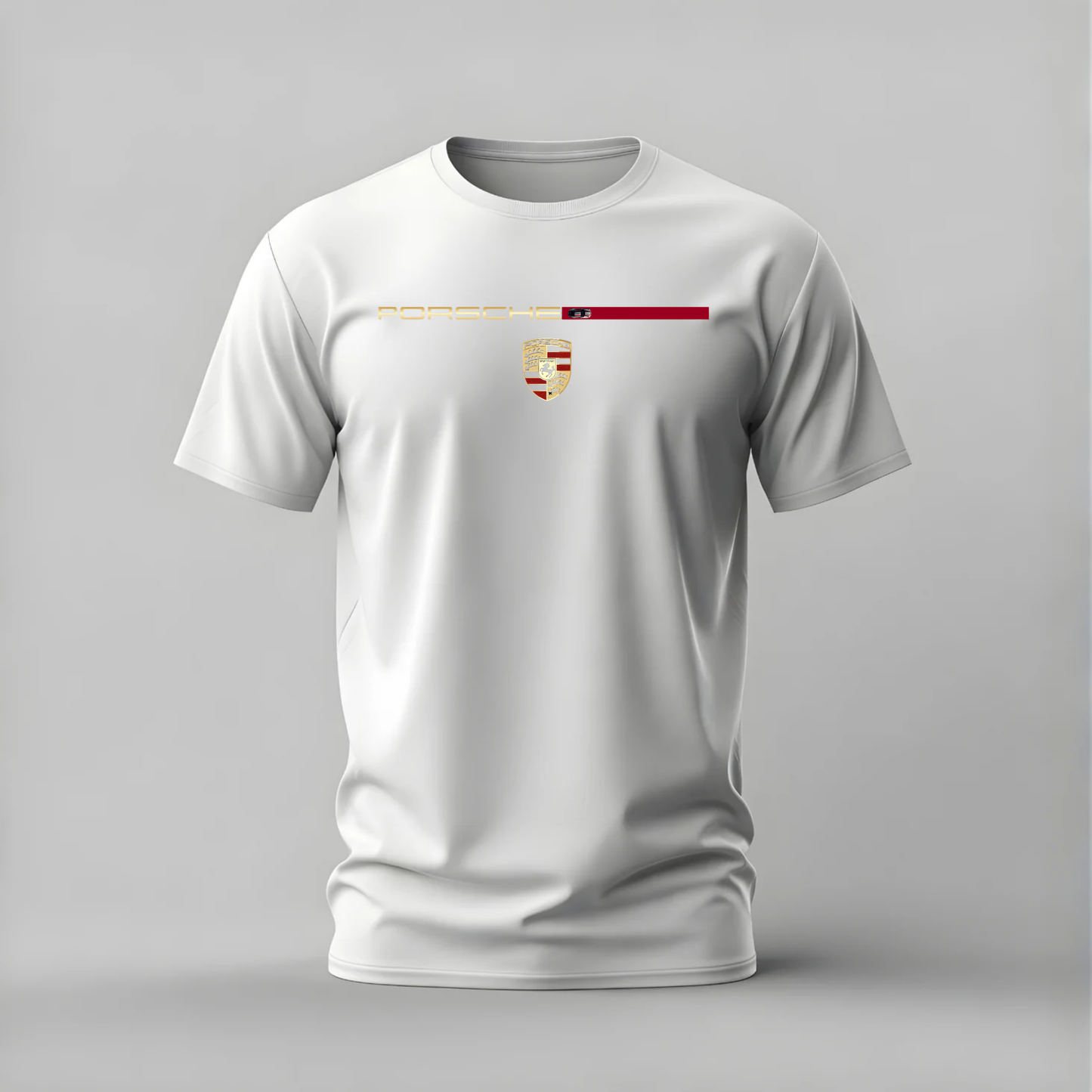 PORSCHE Crest & Logo Graphic T-Shirt