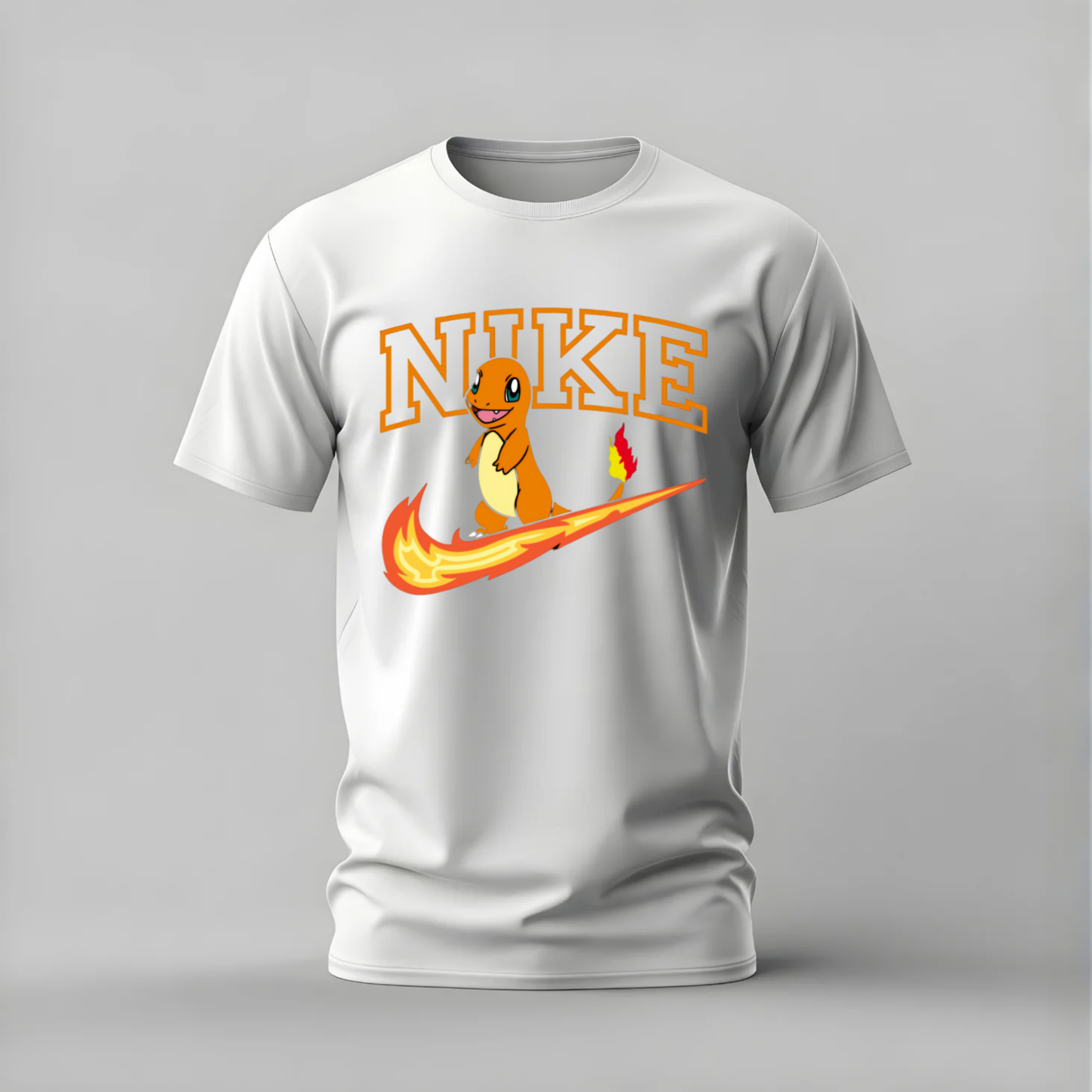 CHARMANDER Nike Parody Graphic T-Shirt