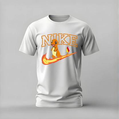CHARMANDER Nike Parody Graphic T-Shirt