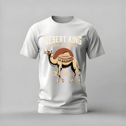 DESERT KING Camel Graphic T-Shirt