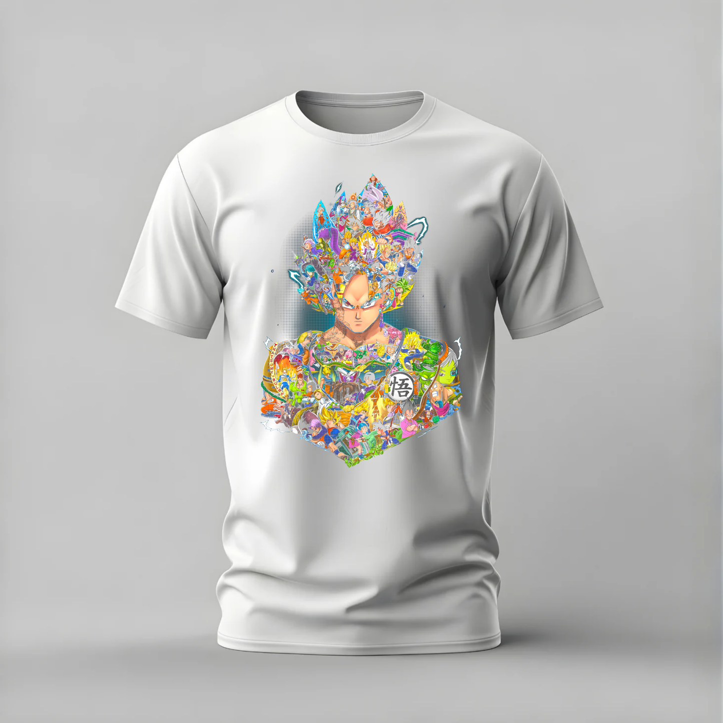 DRAGON BALL GOKU Collage Graphic T-Shirt