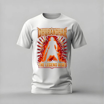 DHURANDHAR The Legend Rises Graphic T-Shirt