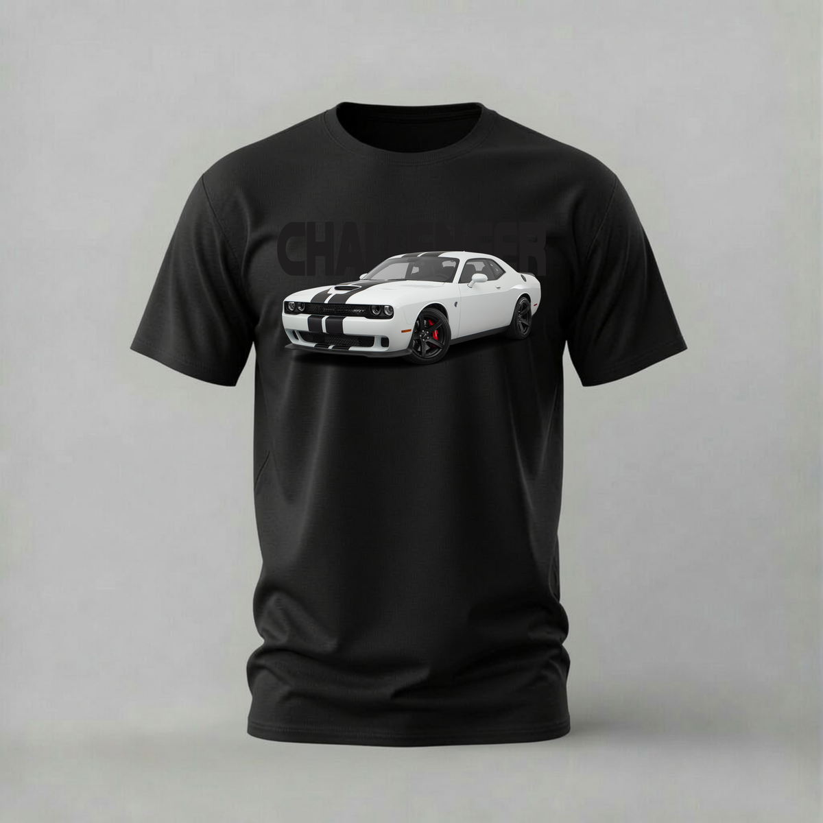 DODGE CHALLENGER WHITE Graphic T-Shirt