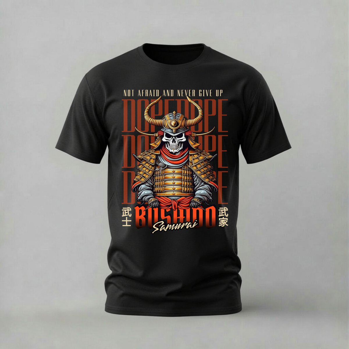 BUSHIDO DOPE SAMURAI Graphic T-Shirt