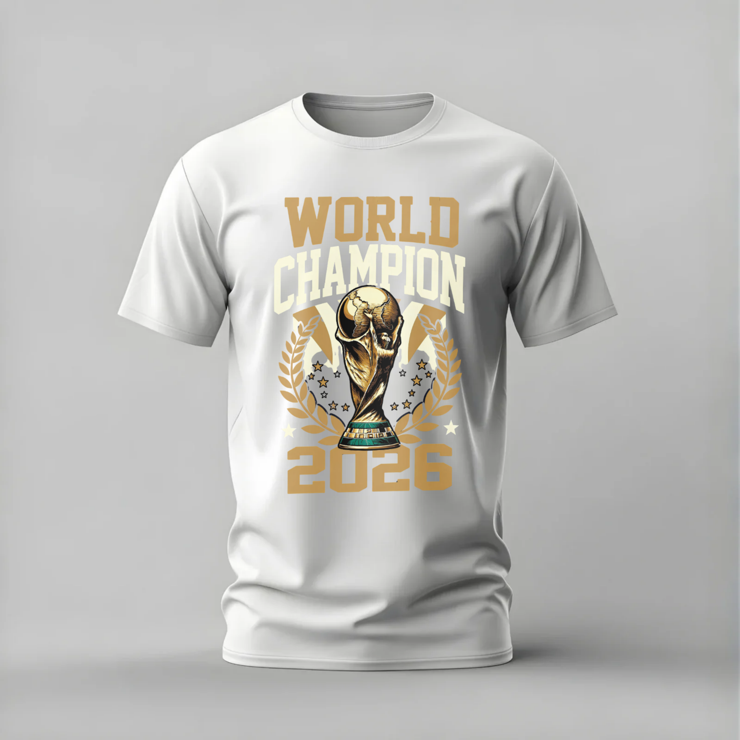WORLD CHAMPION 2026 Trophy Graphic T-Shirt