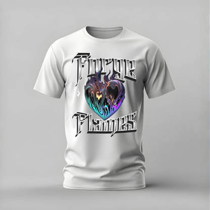 FORGE FLAMES Heart Graphic T-Shirt