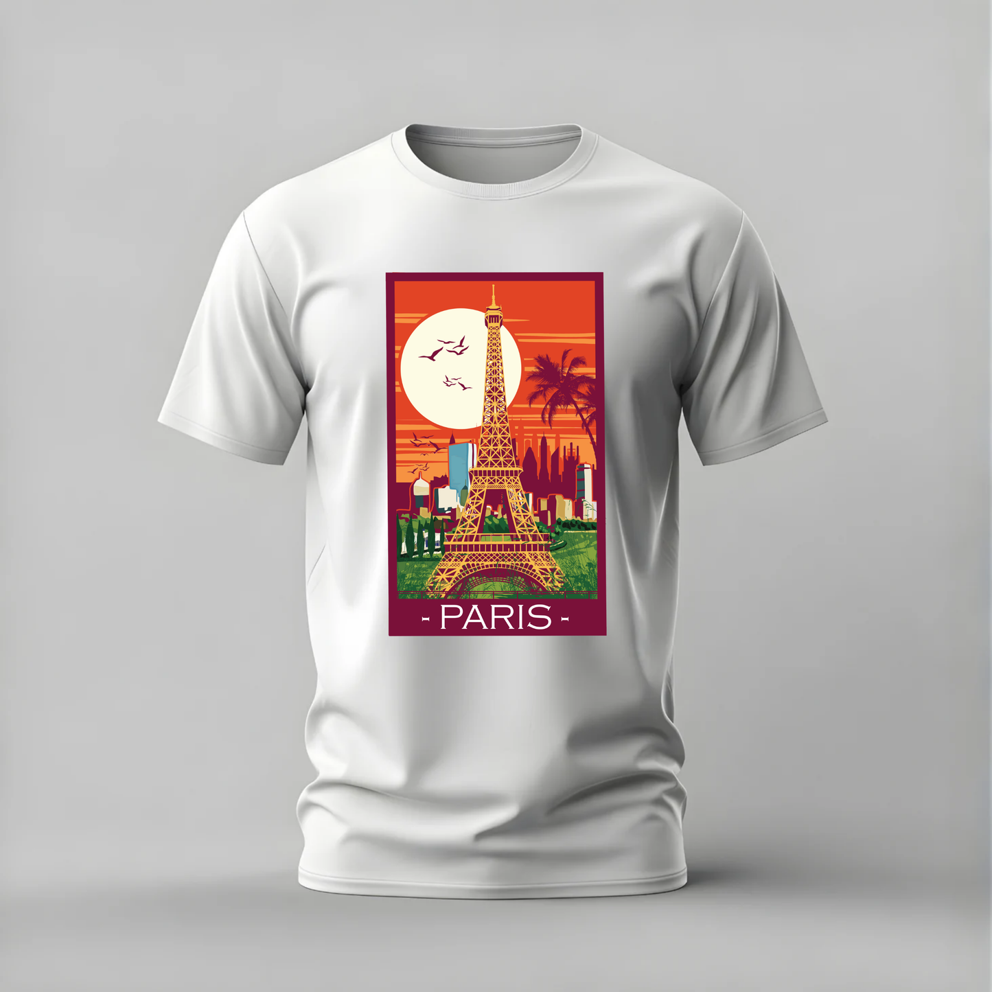 PARIS Eiffel Tower Graphic T-Shirt