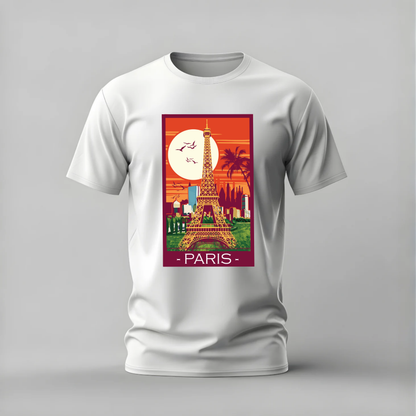 PARIS Eiffel Tower Graphic T-Shirt