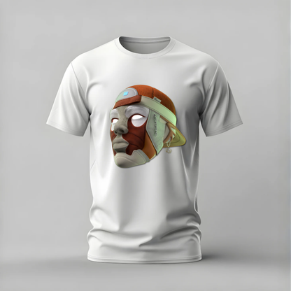 SNEAKER HEAD Mask Graphic T-Shirt