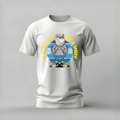WE DO NOT GIVE A SHEEP Graphic T-Shirt