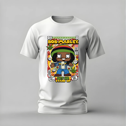 BOB MARLEY Get Up Stand Up Graphic T-Shirt