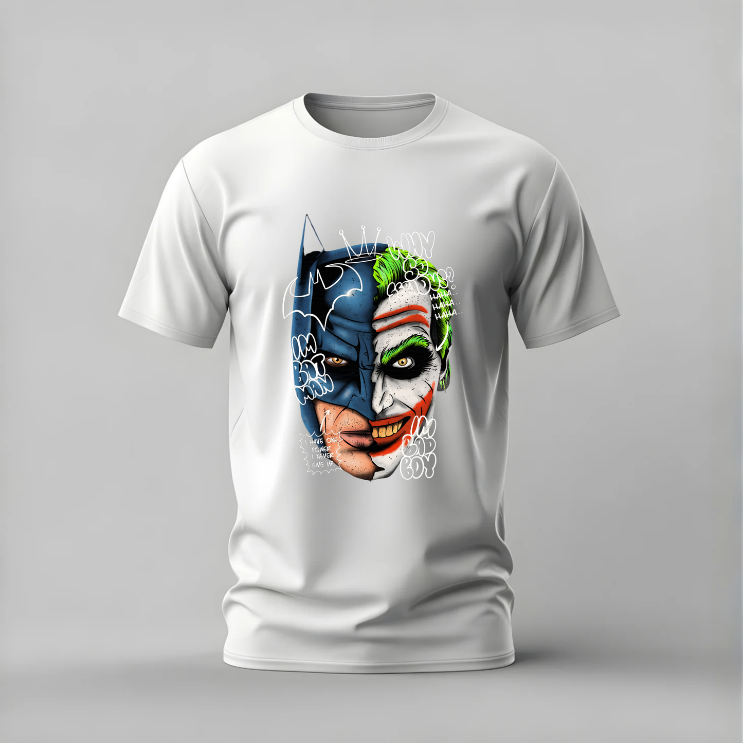 BATMAN JOKER Split Graphic T-Shirt