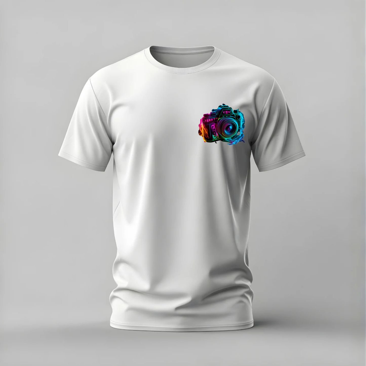 NEON CAMERA Graphic T-Shirt